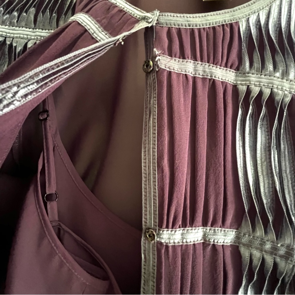 *SOLD* Sundance 100% Silk Sheer Top w/ Camisole - Picture 8 of 8
